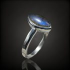 Labradorit ezüst gyűrű