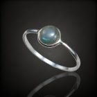 Labradorit ezüst gyűrű