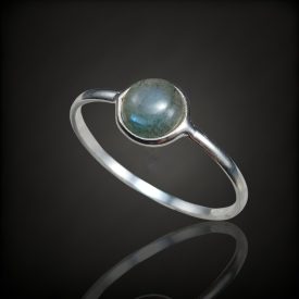 Labradorit ezüst gyűrű