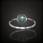 Labradorit ezüst gyűrű