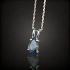 Labradorit ezüst medál