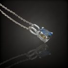 Labradorit ezüst medál