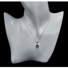 Labradorit ezüst medál