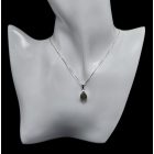 Labradorit ezüst medál