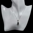 Labradorit ezüst medál