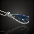 Labradorit ezüst medál