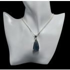 Labradorit ezüst medál