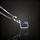 Labradorit ezüst medál