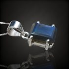 Labradorit ezüst medál