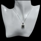 Labradorit ezüst medál