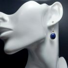 Lápisz ezüst fülbevaló