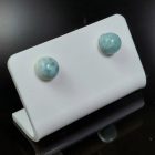 Larimár ezüst fülbevaló