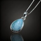 Larimar ezüst medál