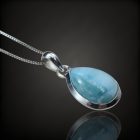 Larimar ezüst medál