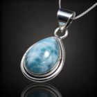 Larimár ezüst medál