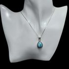 Larimár ezüst medál