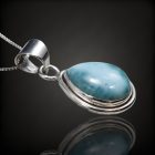 Larimár ezüst medál