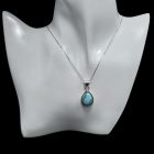 Larimár ezüst medál