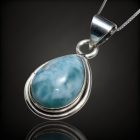 Larimár ezüst medál