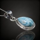 Larimár ezüst medál