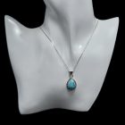 Larimár ezüst medál