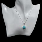 Larimár ezüst medál