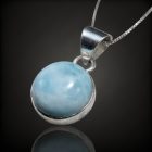 Larimár ezüst medál