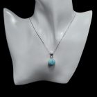 Larimár ezüst medál