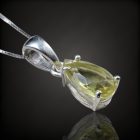 Lemon kvarc ezüst medál