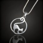 Macska ezüst medál