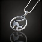 Macska ezüst medál