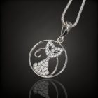 Macska ezüst medál