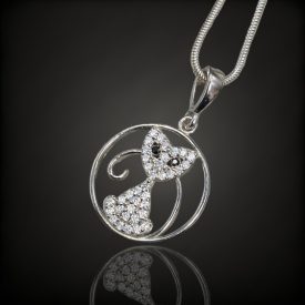 Macska ezüst medál