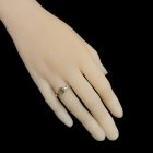 Moldavit ezüst gyűrű