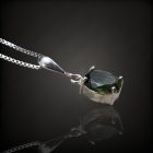 Moldavit ezüst medál