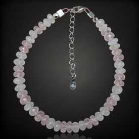 Morganit holdkő karkötő