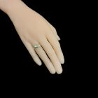 Olivin ezüst gyűrű