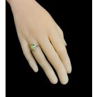 Olivin ezüst gyűrű