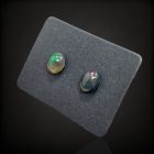 Opál ezüst fülbevaló