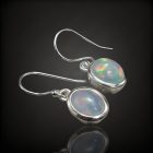 Opál ezüst fülbevaló