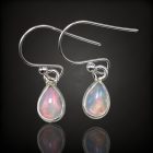 Opál ezüst fülbevaló