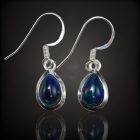 Opál ezüst fülbevaló