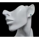 Opál ezüst fülbevaló