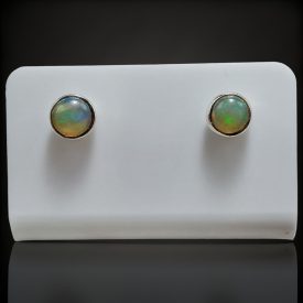 Opál ezüst fülbevaló