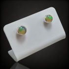 Opál ezüst fülbevaló