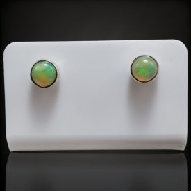 Opál ezüst fülbevaló