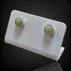 Opál ezüst fülbevaló