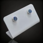 Opál ezüst fülbevaló