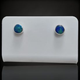 Opál ezüst fülbevaló