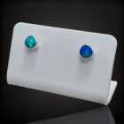 Opál ezüst fülbevaló